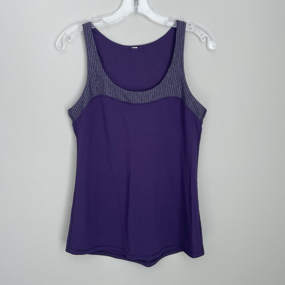 Lululemon Size 10 Purple Run First Base Tank Top Sleeveless